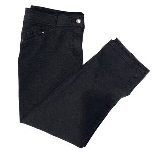 Style & Co. Julie Straight Stretch Dress Pant Office Essential Black Size 14